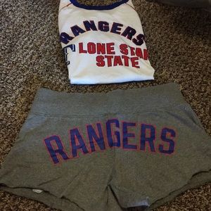 Victoria secret s Texas rangers jogger wore once